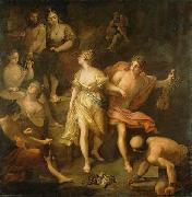 Jean Raoux Orpheus and Eurydice oil